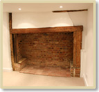 Grade II listed building, C1700 - fireplace (after)